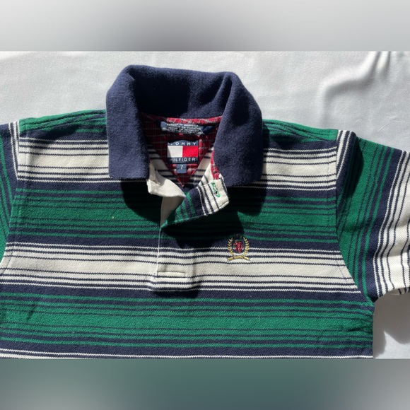 Vintage 90’s Tommy Hilfiger Stripped Polo - Picture 4 of 4